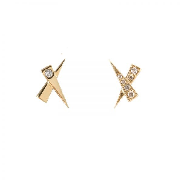 Single Diamond Kiss Earring