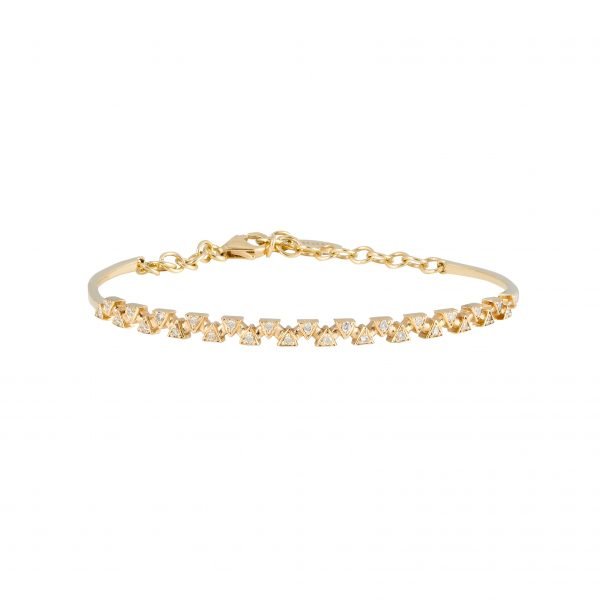 Sparks Bangle - Rose Gold and Diamond