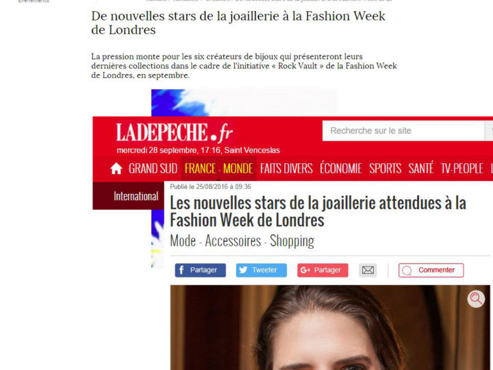 La Depeche & Fashion Network FR – French press coverage