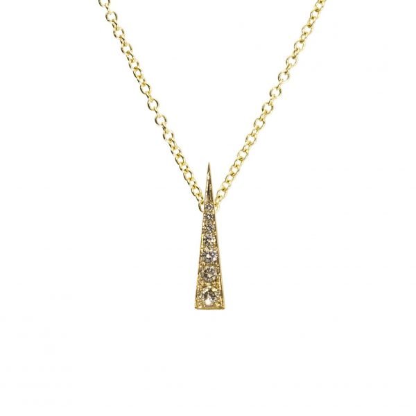 Spark Pendant - Champagne Diamond