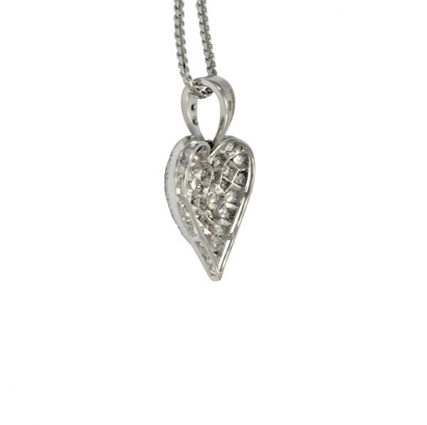 Full Heart Diamond Pendant