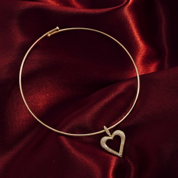 Solid Circle Choker Necklace