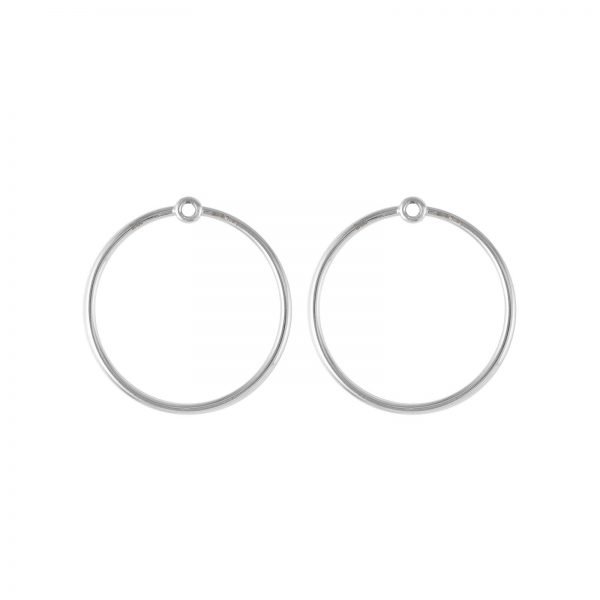 Convertible Double Hoop Orbit Earrings – Iolite